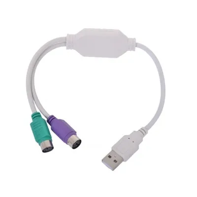Адаптер Gembird UAPS12, USB-A — 2×PS/2, 0.3м