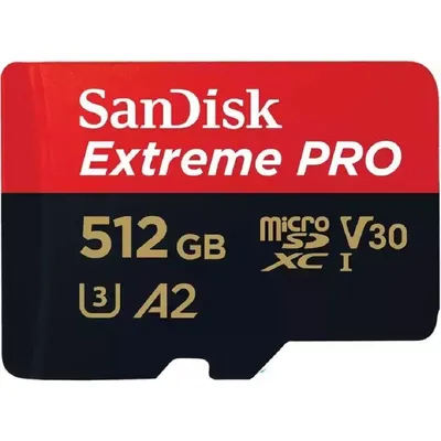 Карта памяти SanDisk SDSQXCD-512G-GN6MA, microSDXC, 512 ГБ, 200/140 МБ/с