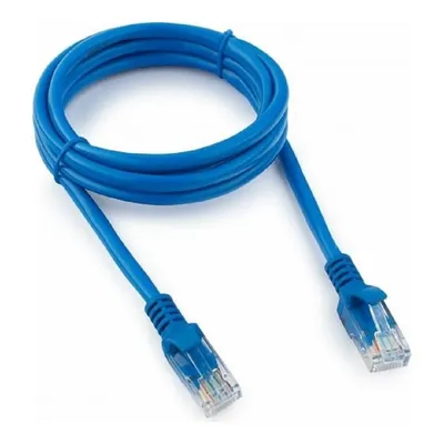 Патч-корд UTP Cablexpert PP12-1.5M/B, Cat.5e, 1,5 м, 4 пары, 2×RJ45, синий