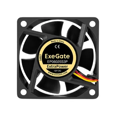 Вентилятор ExeGate EX297034RUS, 60×60×25мм, 12В, 4500RPM