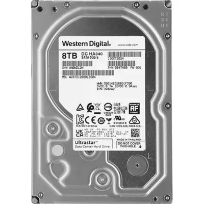 Жёсткий диск Western Digital Ultrastar DC HA340 (WUS721208BLE604), 8 ТБ, SATA 6 Гбит/с, 3.5", 7200 об/мин