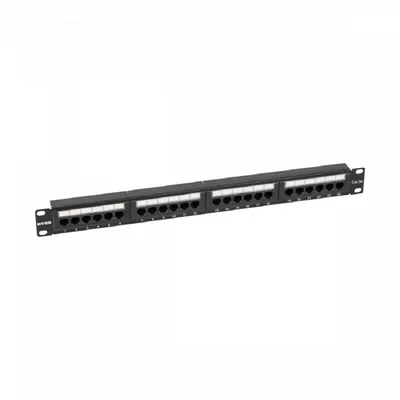 Патч-панель NTSS NTSS-PP-1U-24-UTP-RJ45-5e-D, 24 порта, cat.5e, 1U