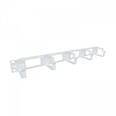 Организатор кабельный NTSS NTSS-HORG-O-1U-5(65), 19", 1U, 5 колец, 65мм, серый