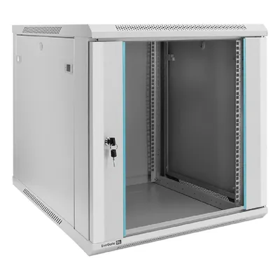 Шкаф телекоммуникационный ExeGate EC-WM-12U.600.G.GREY, 19", 12U, 600×600×635 мм, IP23