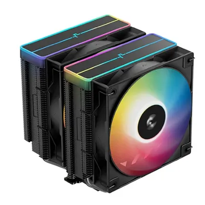 Кулер DeepCool AG620 Bk V2 ARGB, 2×120 мм, 6 тепловых трубок, AM5/AM4/1200/1700/1851