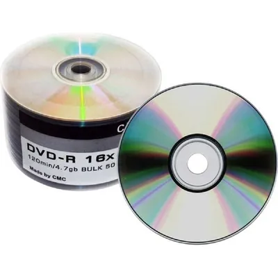 Диск DVD-R CMC CMCDVDRB50, 4.7ГБ, 16x, 50шт