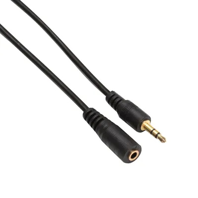 Кабель аудио Bion BXP-CCA-458-050M, Jack 3.5 mm M-F, 5.0 м