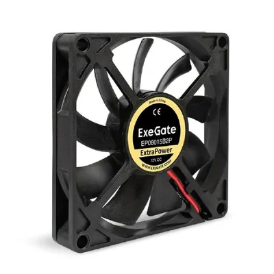 Вентилятор Exegate EX295237RUS, 80×80×15 мм, 12В, 2600 RPM