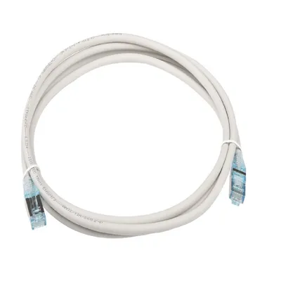 Патч-корд Hyperline PC-LPM-STP-RJ45-RJ45-C6-2M-LSZH-GY, 2м, Cat.6, экран.