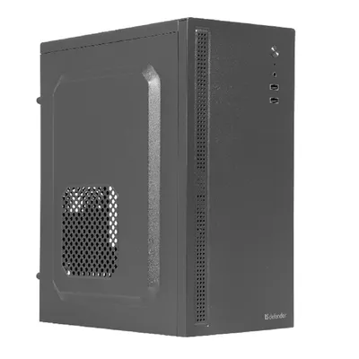Корпус ПК Defender 25011 Minitower X11, Micro-ATX, Mini-ITX, без БП, черный