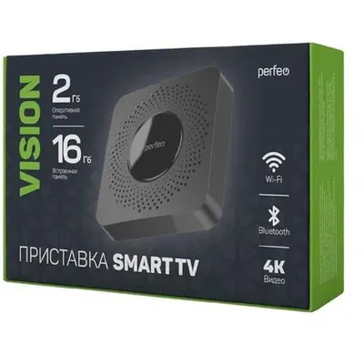 ТВ-приставка Perfeo PF_A4560, Android 12, 2ГБ/16ГБ, Bluetooth