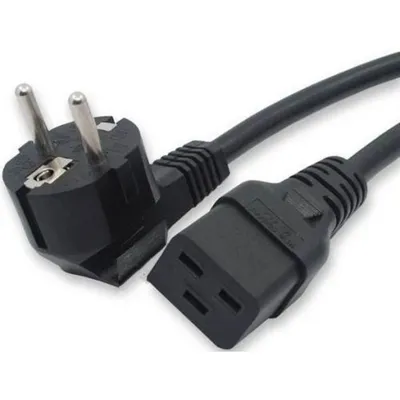 Кабель питания Filum FL-PC-SH90/C19-C3-1.8-BK, Schuko–C19, 1.8 м, 16 А