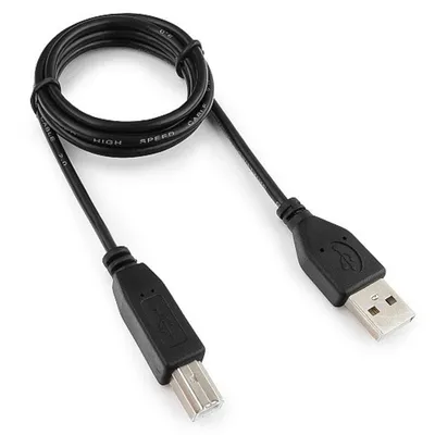 Кабель Gembird GCC-USB2-AMBM-1M, USB 2.0, AM/BM, 1м