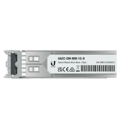 Оптический модуль Ubiquiti UACC-OM-MM-1G-D-20, SFP, 1G, многомодовый, LC, 850 нм, 550 м