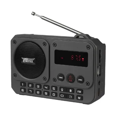 Радиоприемник Ritmix RPR-010, портативный, USB, microSD