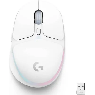 Мышь Logitech G705 LIGHTSPEED, 910-006368, беспроводная, Off-White