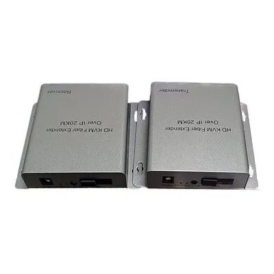 Удлинитель HDMI ORIENT VE065F, KVM Fiber, HDMI+USB, до 20км, 1080p@60Hz