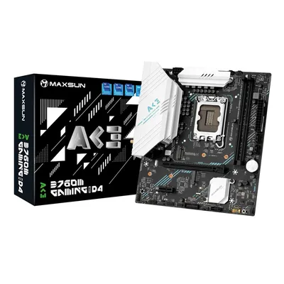 Материнская плата Maxsun MS-B760M GAMING WIFI ACE D4, Socket 1700, mATX, 2×DDR4
