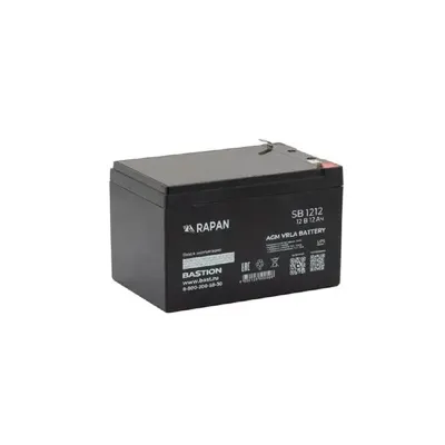 Аккумулятор Бастион RAPAN SB 1212, AGM 12 В 12 Ач, клеммы F2