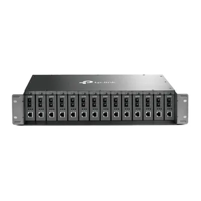 TP-Link TL-MC1400 14-слотовое шасси для медиаконвертеров, 14 слотов, монтируется в стойку