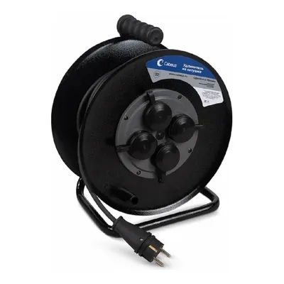 Удлинитель силовой Cabeus EC-C-3.5-FR-G-30-IP44, 4 розетки, 30 м, 3500 Вт, IP44