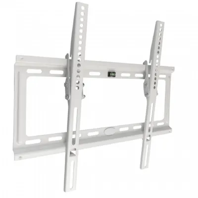 Кронштейн Kromax IDEAL-4 белый для TV 22"-65", настенный наклонный, max VESA 400x400, от стены 23мм, наклон 0-10°