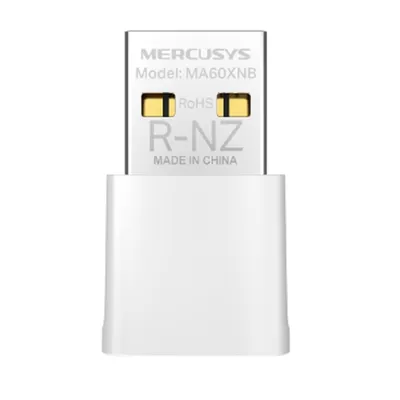 Сетевой адаптер Mercusys MA60XNB, Wi-Fi 6 AX900, Bluetooth 5.3, USB 2.0