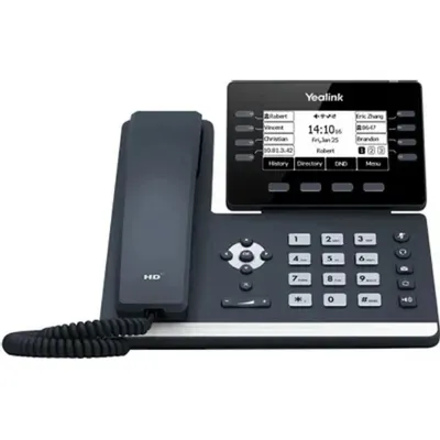 IP-телефон Yealink SIP-T53W, 12 аккаунтов, Wi-Fi, Bluetooth, PoE