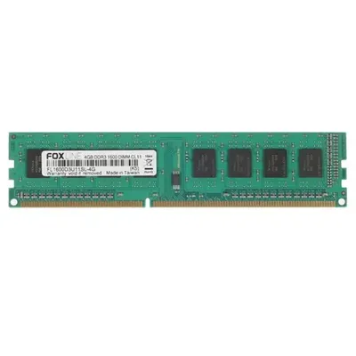 Оперативная память Foxline FL1600D3U11SL-4G, 4GB DDR3L 1600MHz