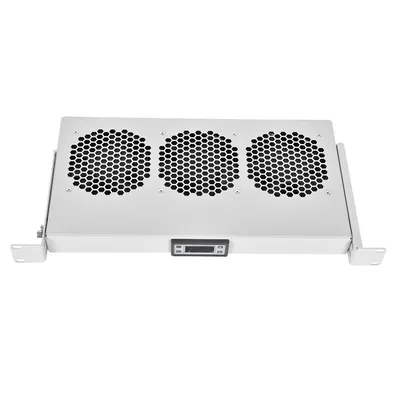 Модуль вентиляторный ЦМО R-FAN-3K-1U, 19" 1U, 3 вентилятора, глубина 200–310 мм, с контроллером