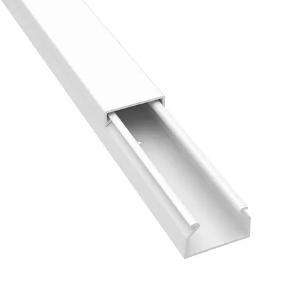 Кабель-канал DKC TMC 25x17, ПВХ, 2 м, белый, IP40, с крышкой