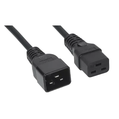 Кабель питания Cabeus PC-IEC19-IEC20-5M, IEC 320 C19 — C20, 3×1,5, 16 А, 5 м