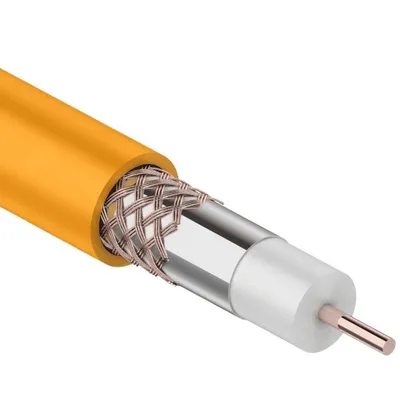 Кабель коаксиальный Rexant 01-2654, RG-6U+Cu, 75 Ом, 100м