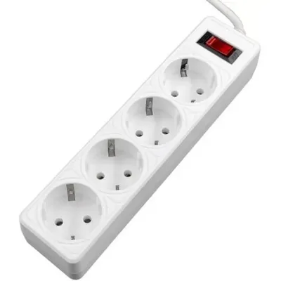 Сетевой фильтр 5bites GARDA SP4W-530, 4 розетки, 10 А, 3 м, белый