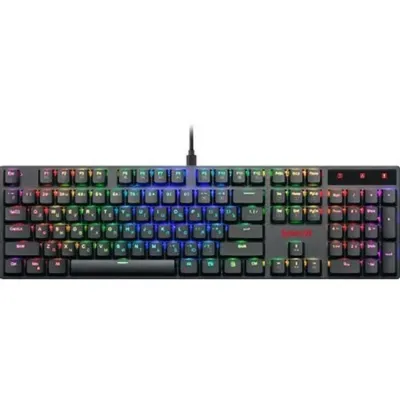 Клавиатура Redragon Apas RGB, механическая, 104 клавиши, USB, черная