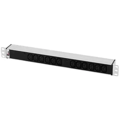 Блок розеток ЦМО R-32-12C13-I-440-K, 12×C13, 32 А, 19", 1U