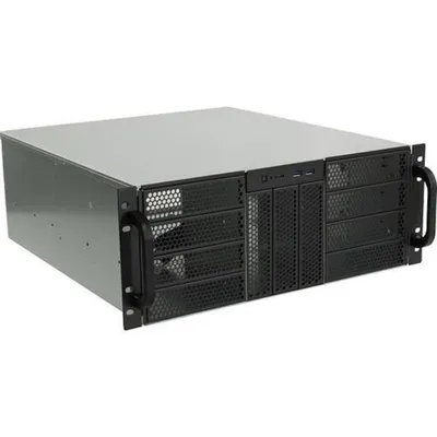 Корпус серверный Procase RE411-D2H15-C-48, 4U, 2x5.25"+15x3.5", 480мм