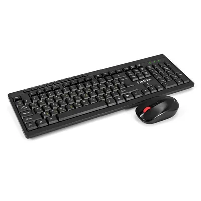 Комплект ExeGate EX298904RUS, клавиатура+мышь, беспроводной, MK260