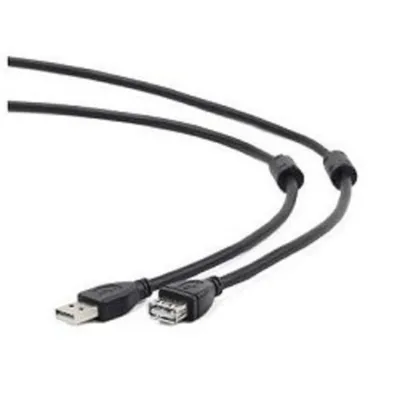Кабель Cablexpert CCF2-USB2-AMAF-15, USB2.0, удлинитель, 4.5м, черный