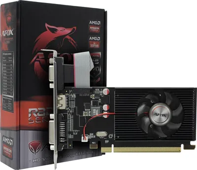 Видеокарта AFOX AFR5220-2048D3L5, Radeon R5 220, 2 ГБ DDR3, 64 бит, PCI-E