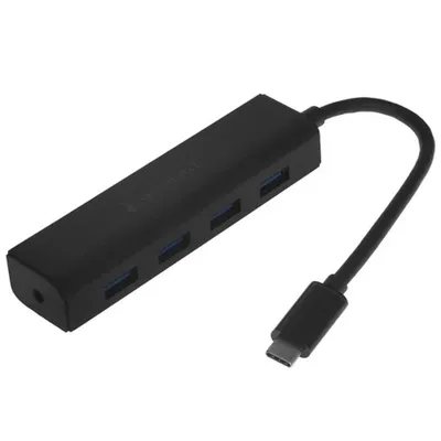 USB-концентратор Gembird UHB-C364, USB 3.0, 4×USB-A, USB Type-C