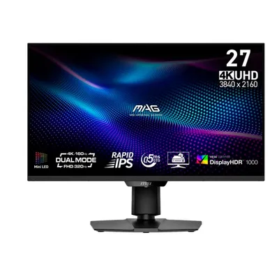 Монитор MSI MAG 274UPDF E16M, 27" Rapid IPS, 4K 160 Гц, 0,5 мс, USB-C 15 Вт