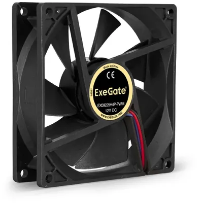 Вентилятор ExeGate EX09225H4P-PWM, 92×92×25 мм, 12 В, 4-pin PWM