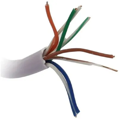 Кабель ExeGate EX281818RUS UTP 4 пары Cat.5e, CCA 26AWG, 100 м, ПВХ, серый