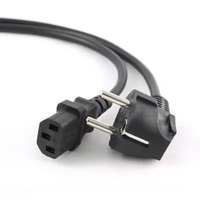 Кабель питания Cablexpert PC-186-VDE-3M, Schuko — C13, 3 м, 10 А, 3×0,75 мм²
