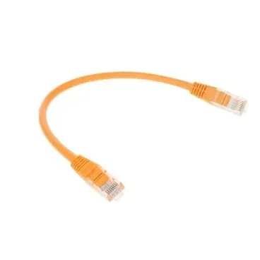 Патч-корд Cablexpert PP12-0.25M/O, Cat.5e, 0.25м, оранжевый