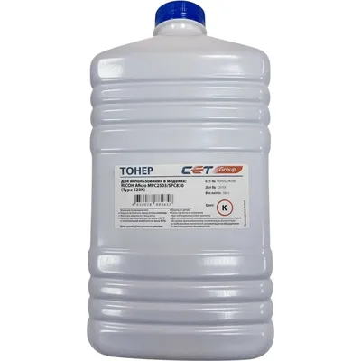Тонер CET Type 523 OSP0523K500, черный, 500 г, для Ricoh Aficio