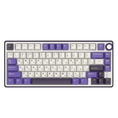 Клавиатура Royal Kludge R75, механическая, 75%, 81 клавиша, USB-C, RK Silver