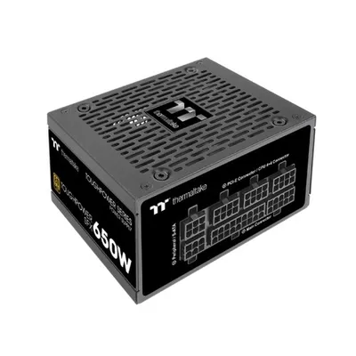 PS-STP-0650FNFAGE-1 - Блок питания, Thermaltake, Toughpower SFX 650W, PS-STP-0650FNFAGE-1, 650W, SFX, Gold, APFC, 20+4 pin, 4+4pin, 3*Sata, 2*Molex, 2*PCI-E 6+2 pin, FDD, Modular, Вентилятор 9 см, 100х125х63,5мм, Чёрный