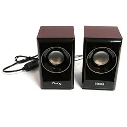 Колонки Dialog AST-15UP CHERRY, 2.0, 6W RMS, USB